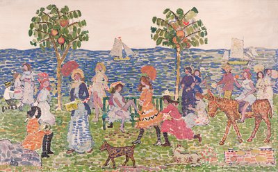 Passeggiata, 1914-15 da Maurice Brazil Prendergast